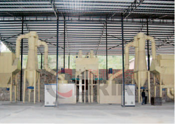 Graphite powder grinding plant