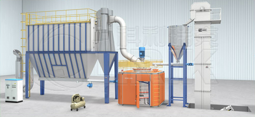 superfine powder grinding plant