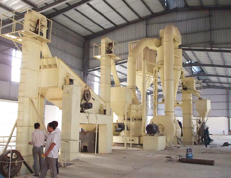 barite powder processing grinding plant